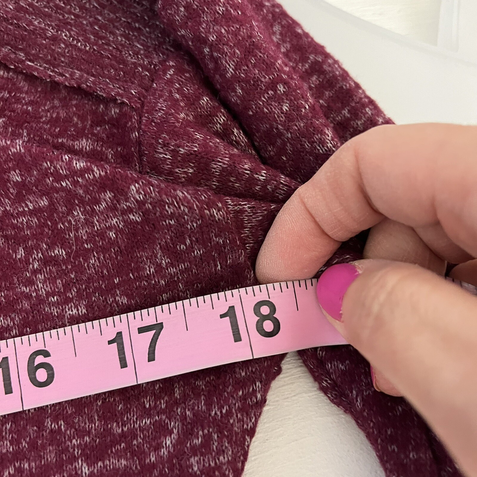 a.n.a. Top Sz XS Heathered Red Pullover Athleisure Everyday Basic Minimalist