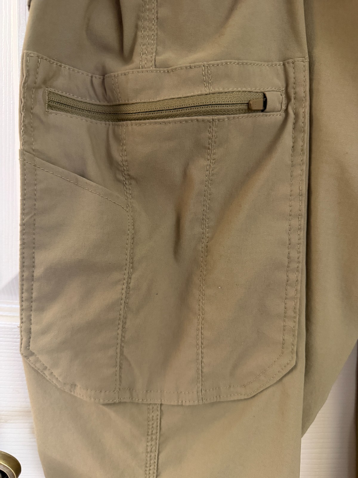 Wrangler ATG All Terrain Gear Pants Mens 40×30 Khaki Stretch Cargo Hiking