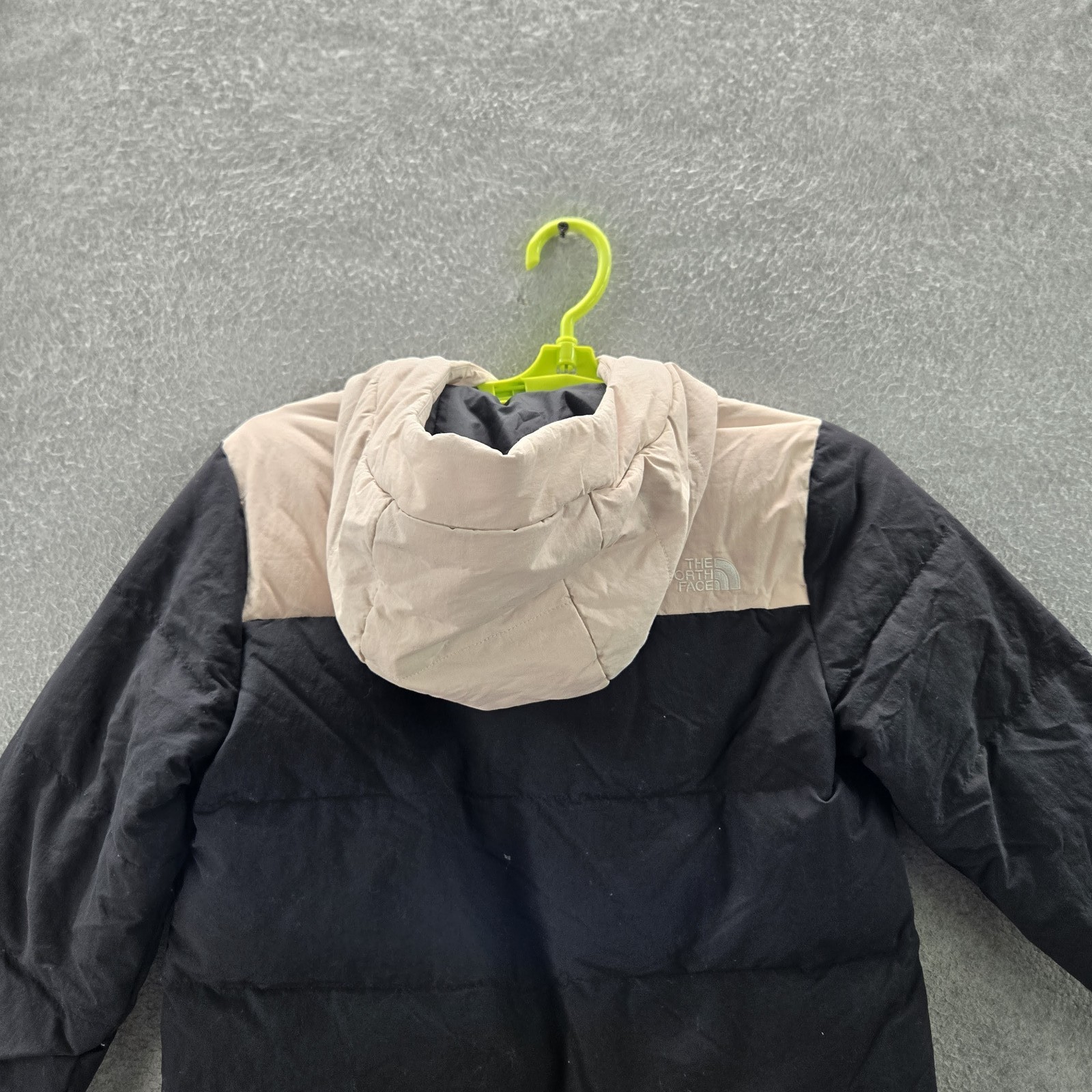 The North Face Boy Jacket M Black Nylon Polyester Colorblock Puffer Down