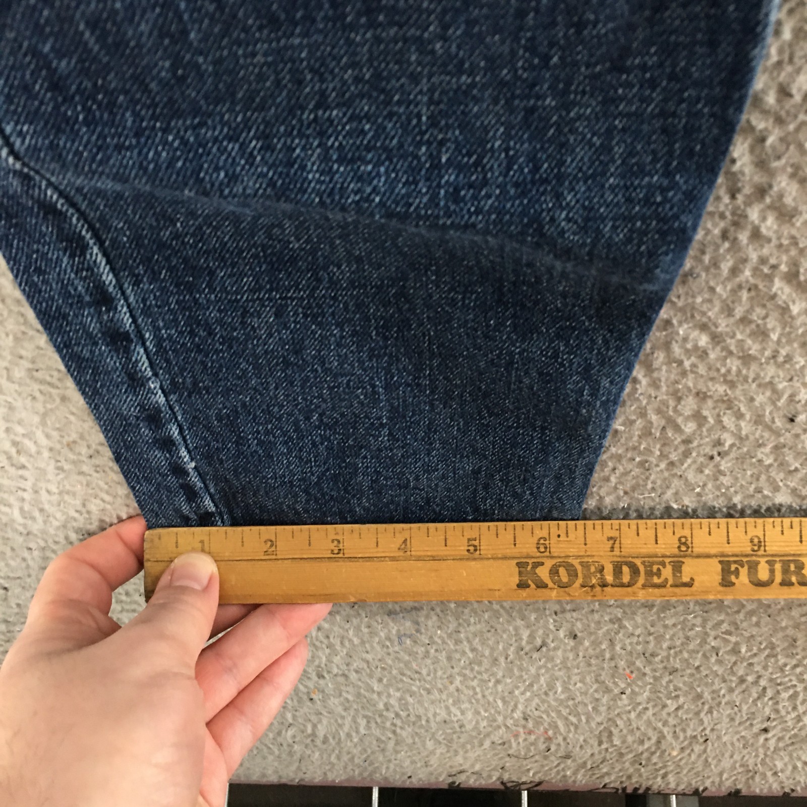 Hollister Jeans Men 30×32 Skinny Mid Rise Casual Button Fly Dark Wash Denim Blue