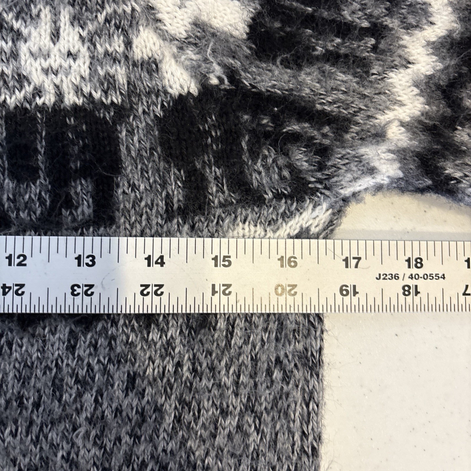 Apaza Womens Alpaca Print Hooded Sweater Size Small Gray FairIsle Pockets Fringe