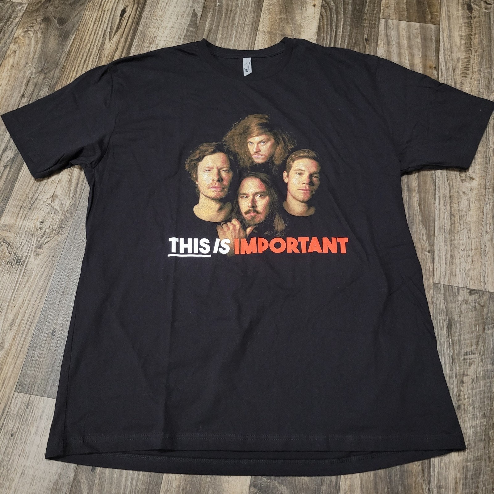 NWOT This is Important Podcast Tour Merch Black Shirt Size XXL Workaholics