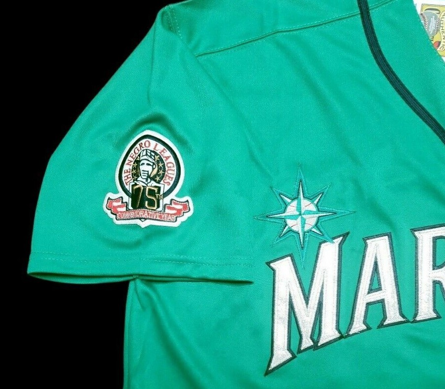 Ken Griffey Jr Seattle Mariners 1995 Alternate Men’s Button-Up Baseball Jersey