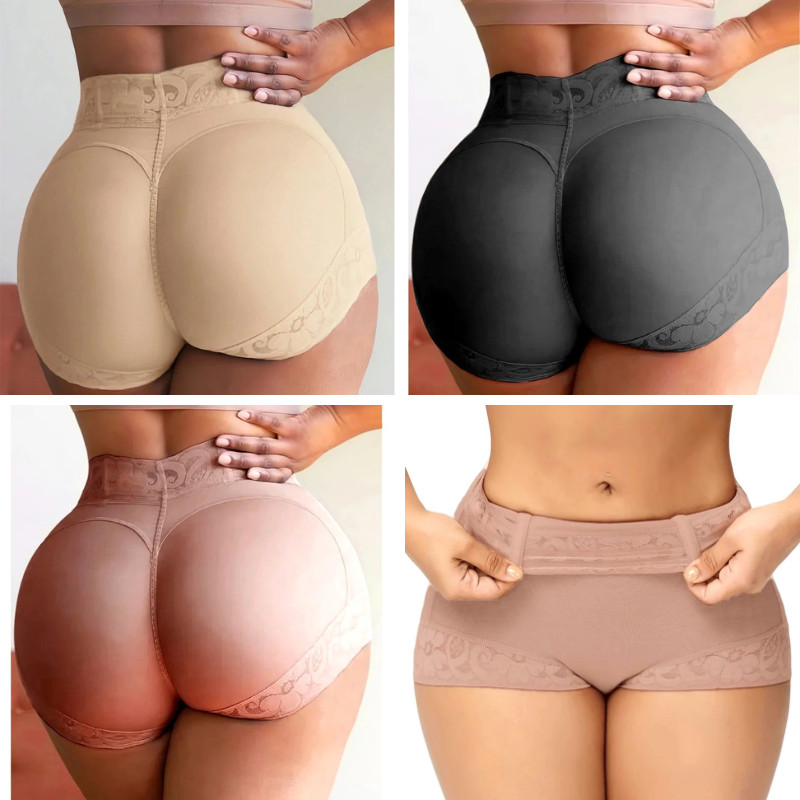 Booty Enhancer Fajas Colombianas Body Shaper Tummy Control & Butt Lifter Shapewe