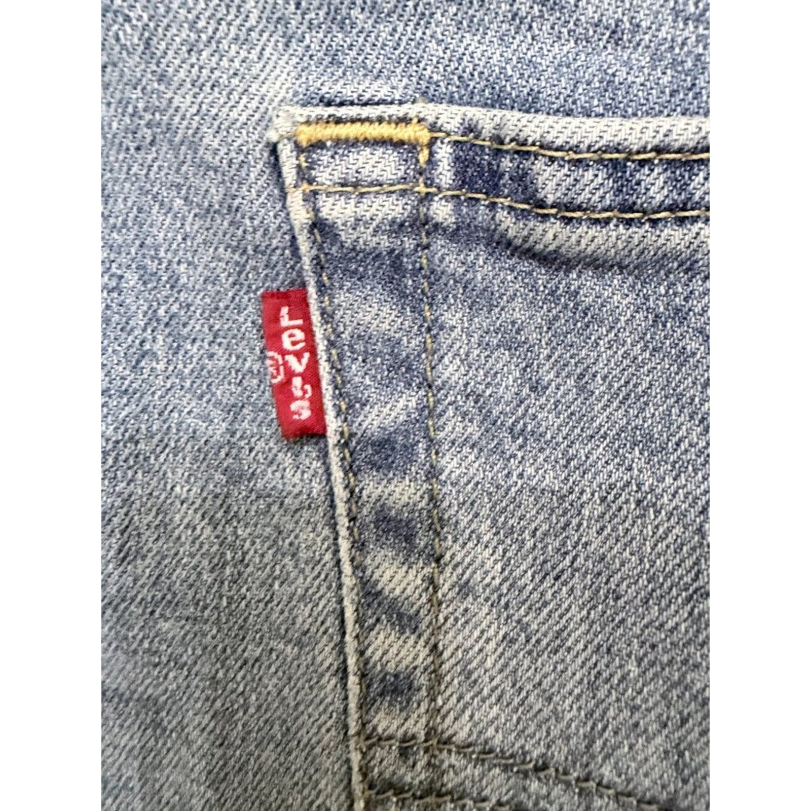 Levi’s 502 Taper Jeans Men’s W44 L34 Light Wash Stretch Denim Casual Classic Fit