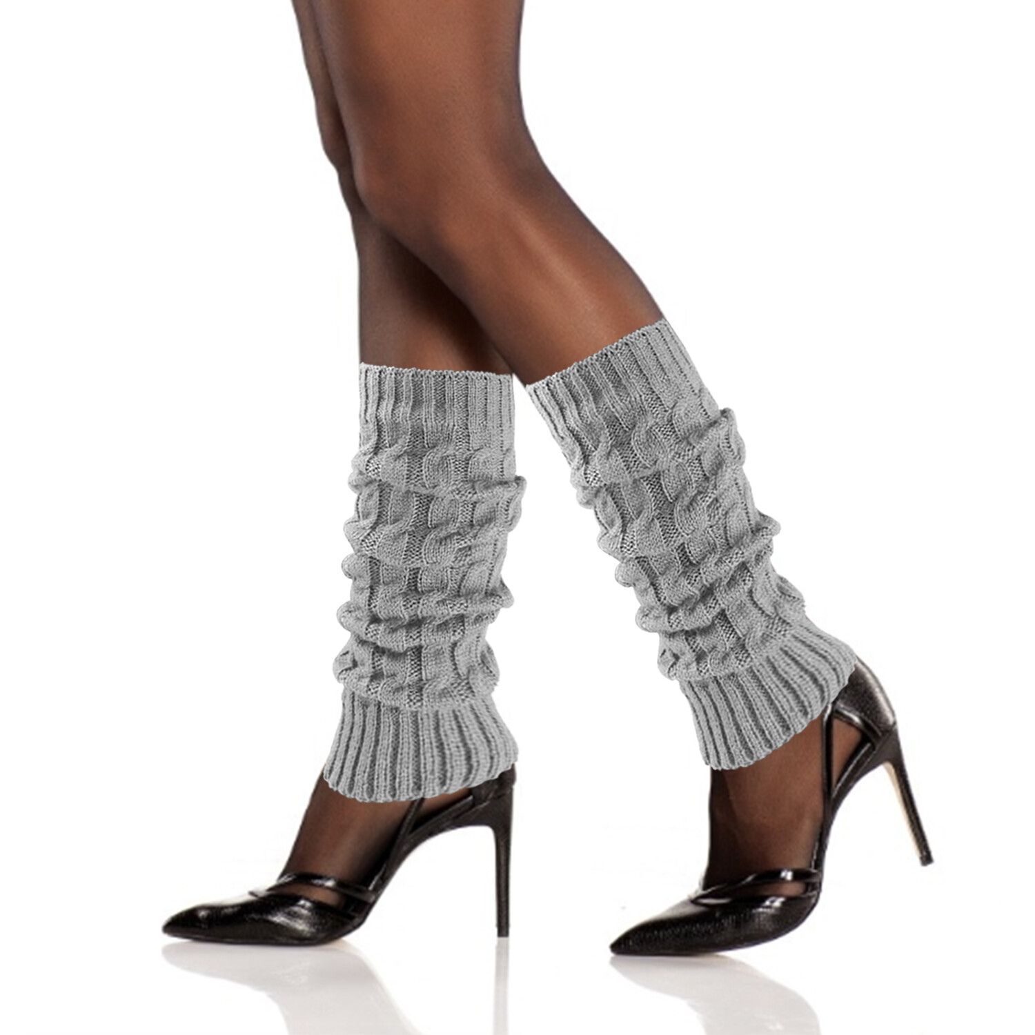 Sock Covers Leg Covers Chunky Wool Pile Sock Covers Fall/Winter Knitted Foot