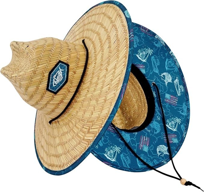 Palmyth Straw Hat for Men & Women Sun Hats, Beach Hat, Fishing Hat Wide Brim UPF