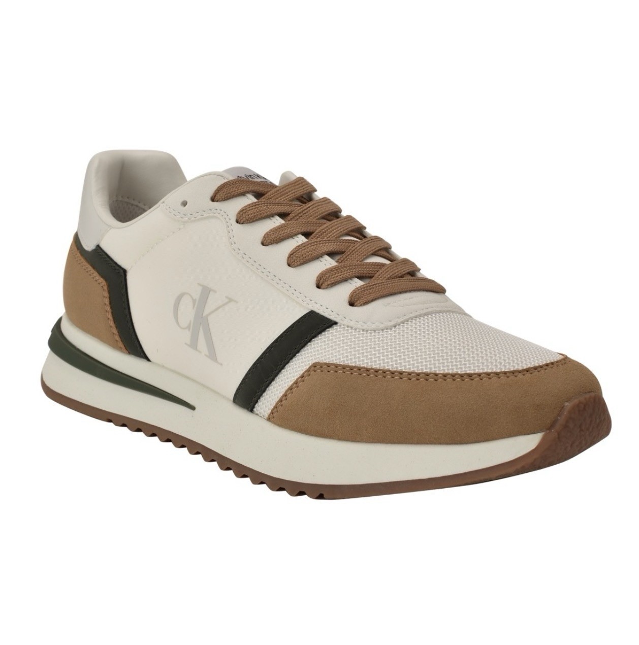 Calvin Klein Picio Men’s Lace-up Boots Medium Natural/White : 10 M