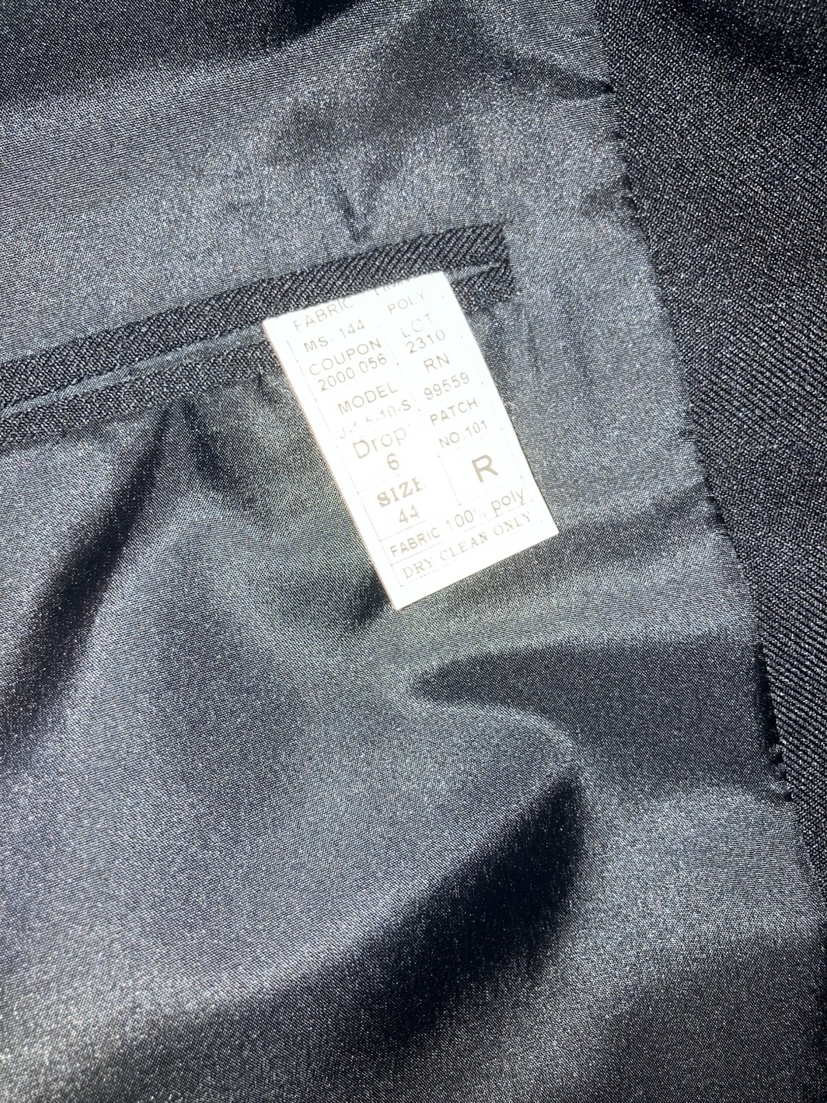 Giovanni Galanini men’s Black Blazer Size 44R Excellent Condition