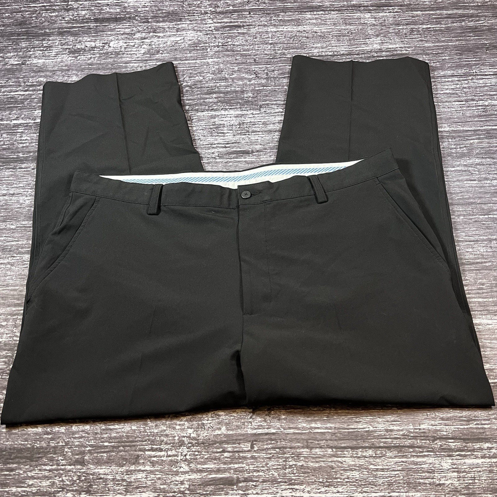 Foot Joy Pants Mens 40×32 Black Athletic Fit Straight Leg Performance Golf