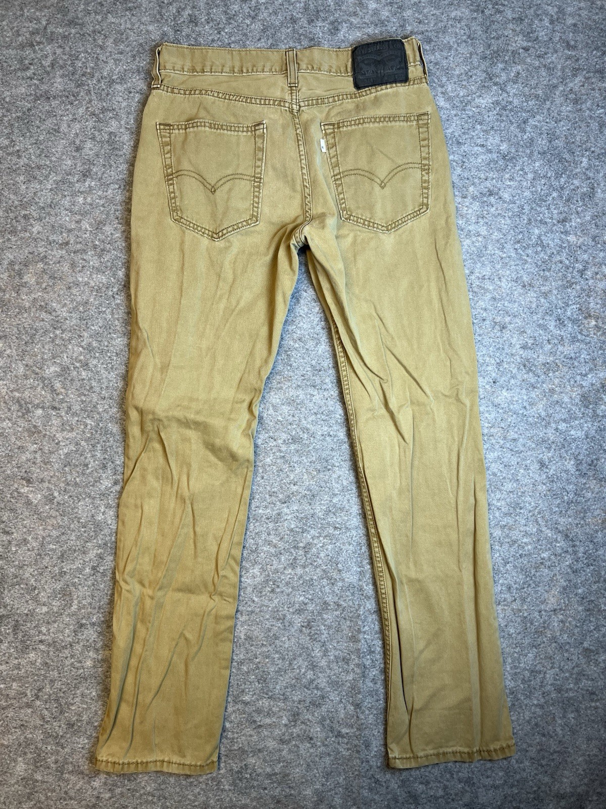 Levis 514 Jeans Mens Size 30×32 Caraway Brown Straight Fit 100% Cotton