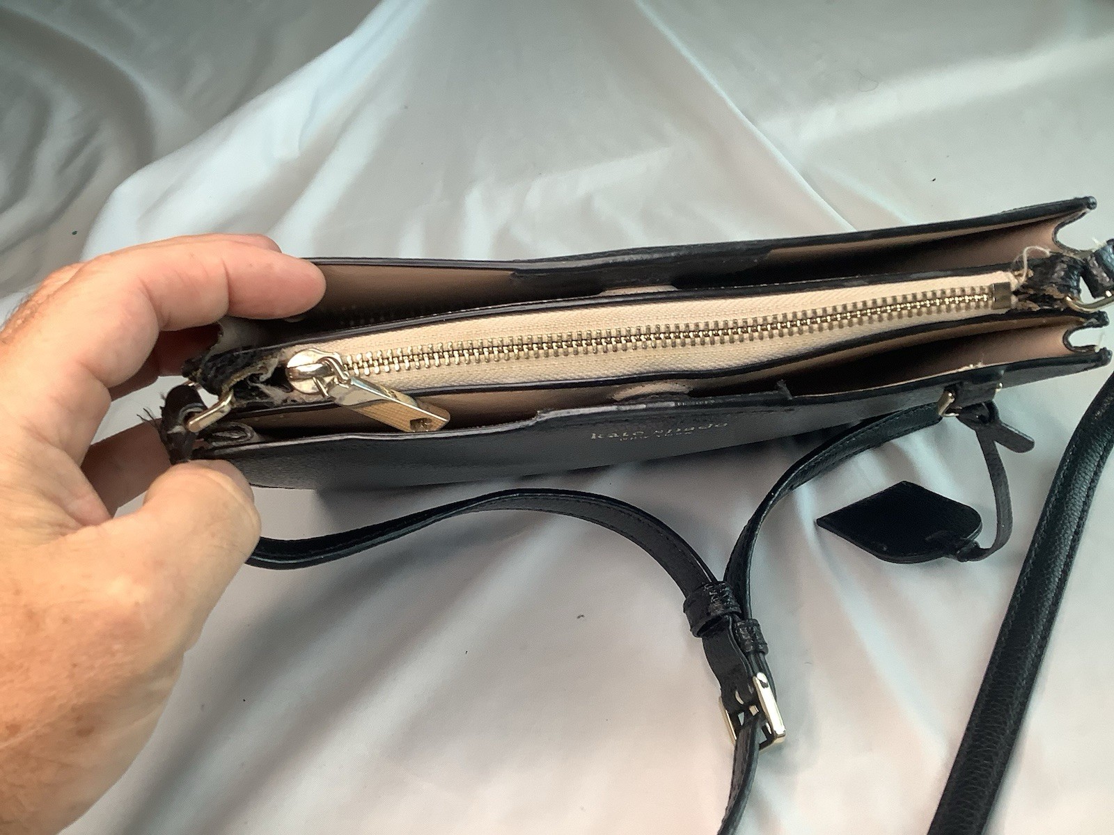 Kate Spade New York Crossbody Bag Purse Eva Black Read Description