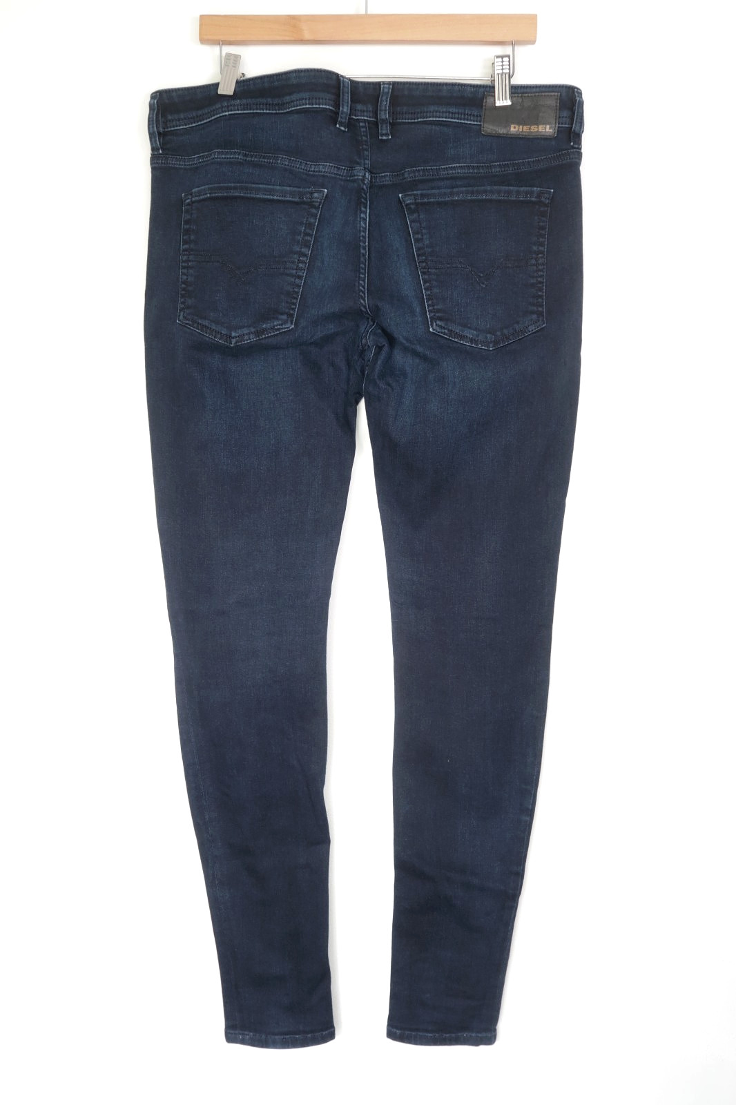 Mens Diesel SLEENKER Stretch Slim Skinny Blue W34 L32 Jeans Wash 0095X