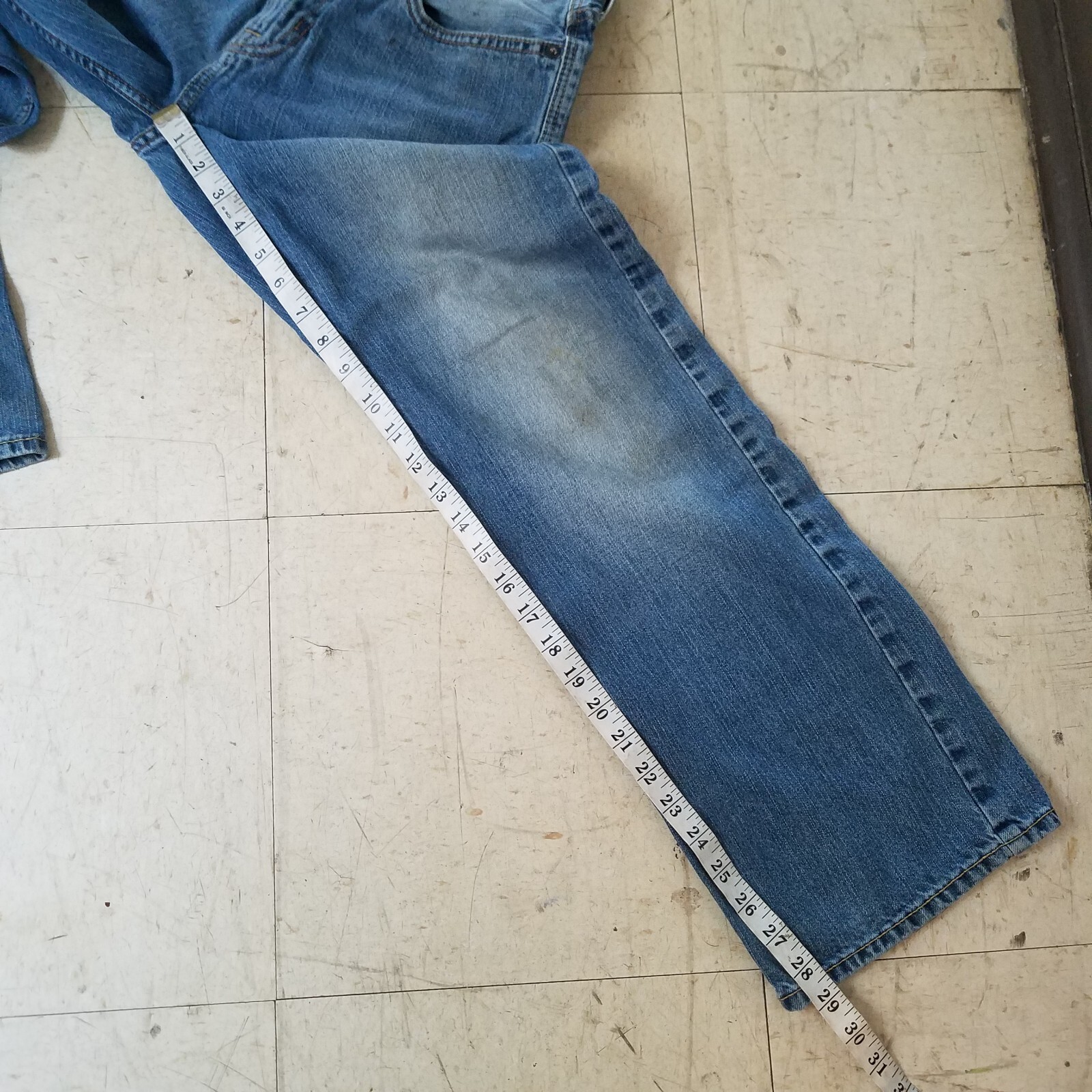 American Eagle Mens Jeans 29×30 Bootcut Distressed Biker Academia Biker Cowboy