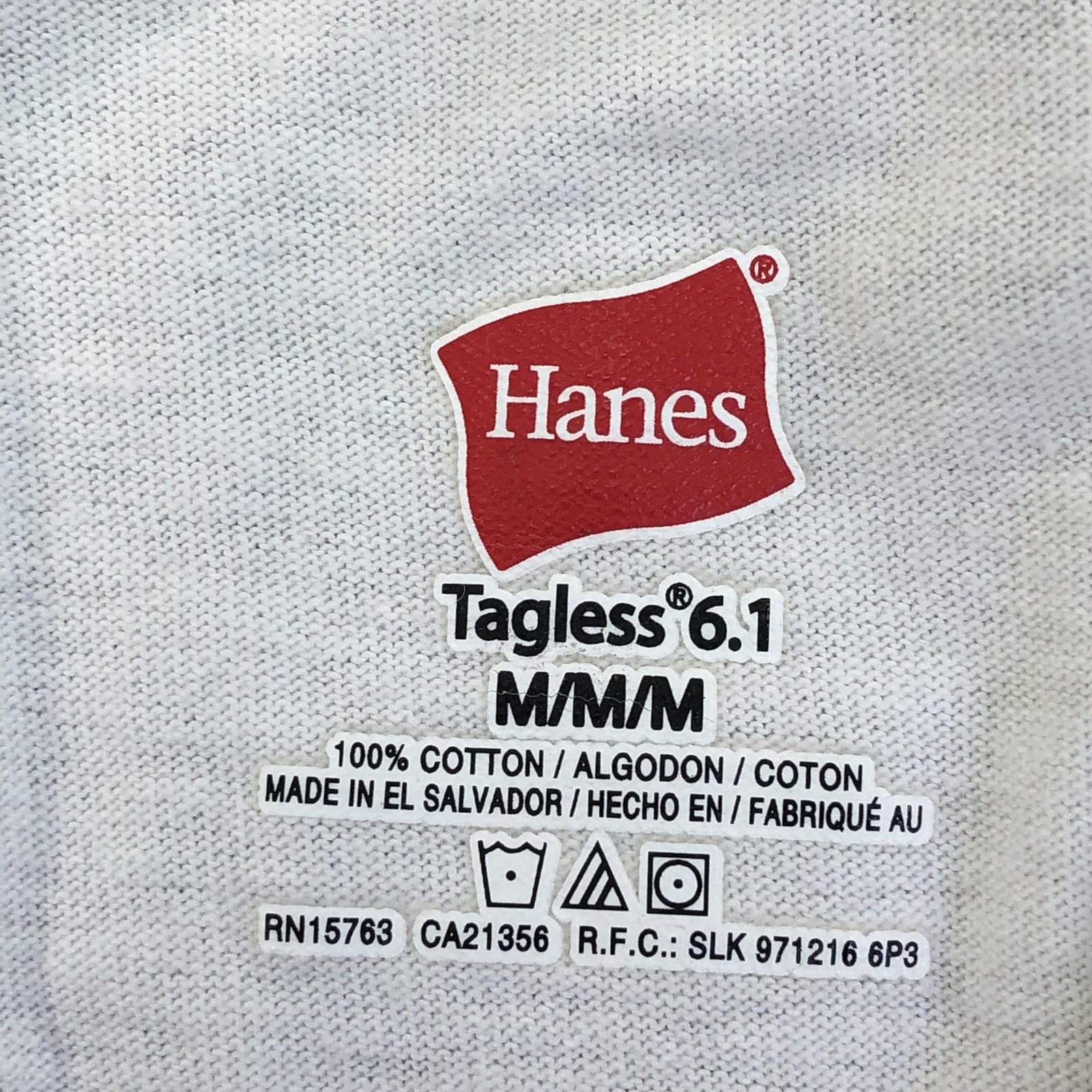 MarlinStar Hanes Shirt Mens Medium White Long Sleeve Graphic Tee Tagless Fish