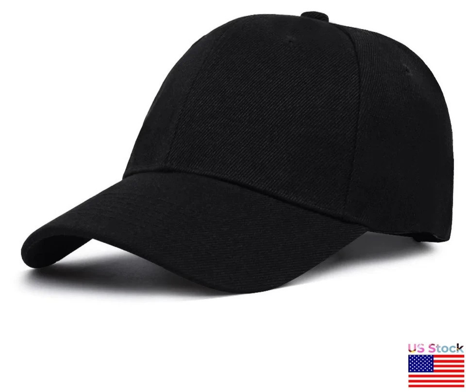 Cotton Baseball Cap Ball Dad Hat Adjustable Plain Solid Washed Men Premium 2026