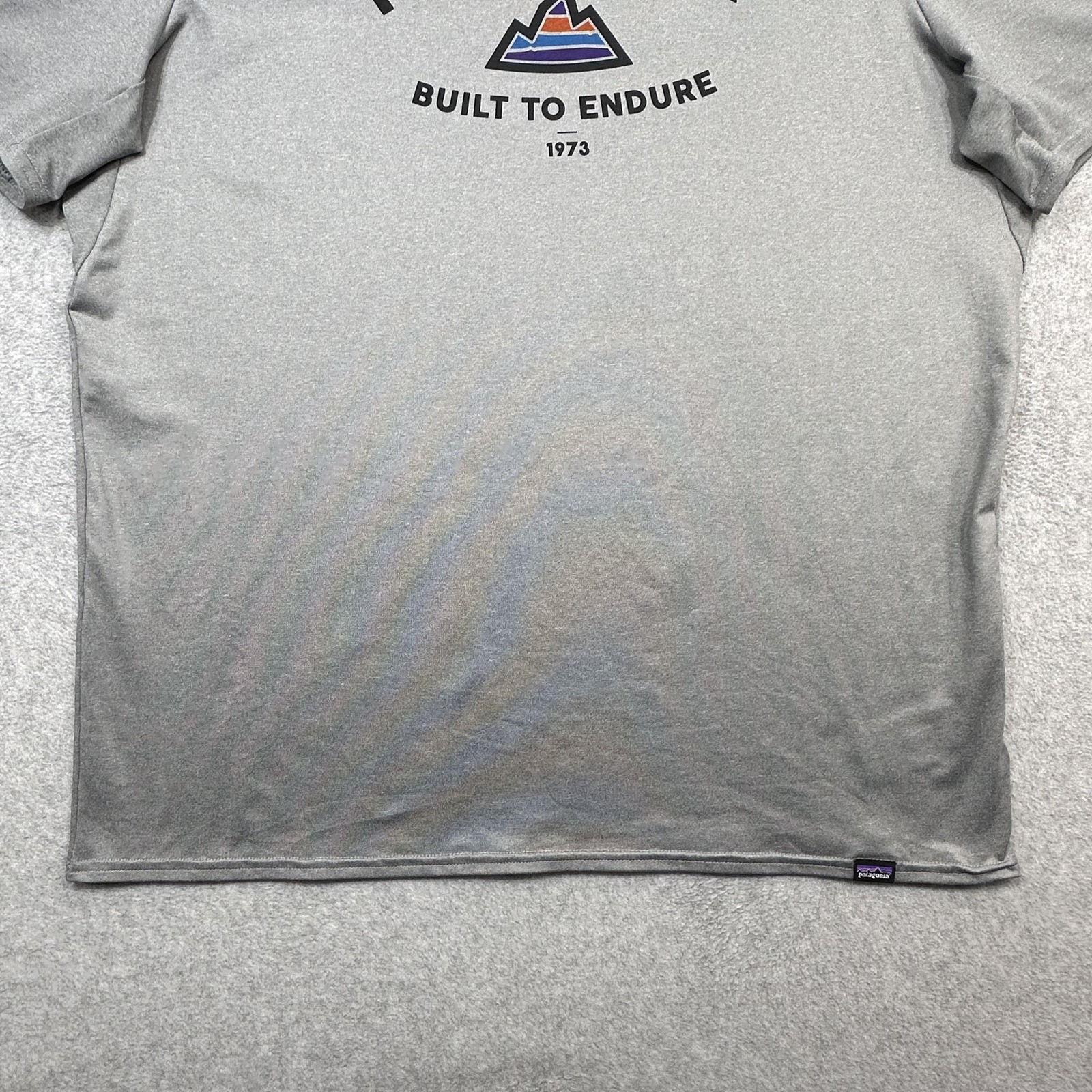 Patagonia Capilene Daily Baselayer Tee Shirt Mens Large Gray Built To Endure