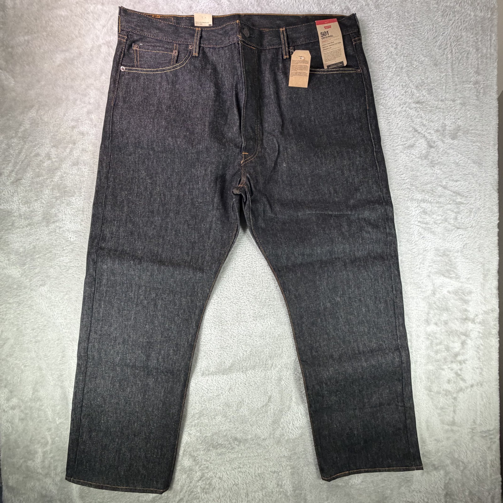 Levi’s 501 Original Shrink-To-Fit Men’s Straight Leg Denim Jeans 42 x 30 NWT