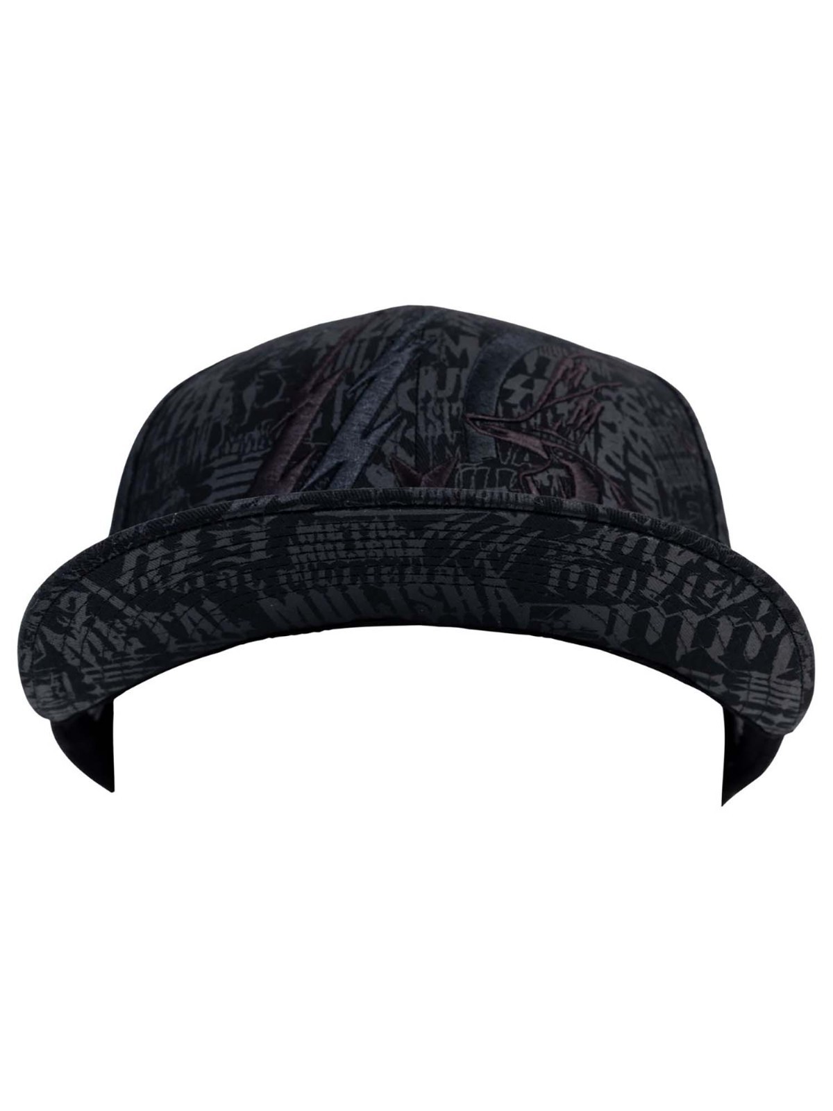 Metal Mulisha Men’s Ghost 3 Flex Hat Motocross Skull and Helmet FMX Baseball Cap