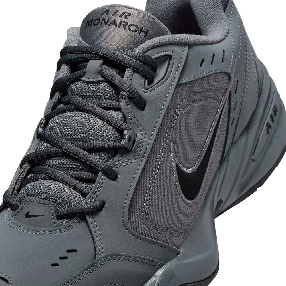 NIKE AIR MONARCH IV 4 EXTRA WIDE 4E EEEE DARK GRAY/BLACK CROSS TRAINER MEN SIZES