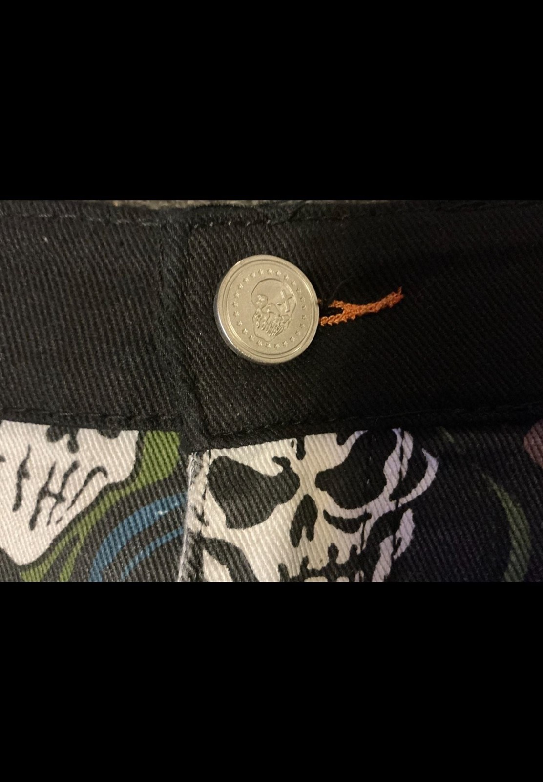 Brand X Xtremely Addictive Toxins Reaper Skull Pattern Cargo Pants
