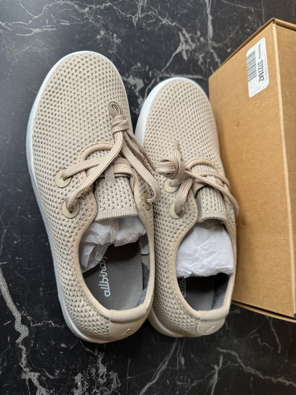 NEW ALLBIRDS TREE SKIPPER RUGGED BEIGE SHOES CASUAL LACES WALKING WOMENS SIZE 11