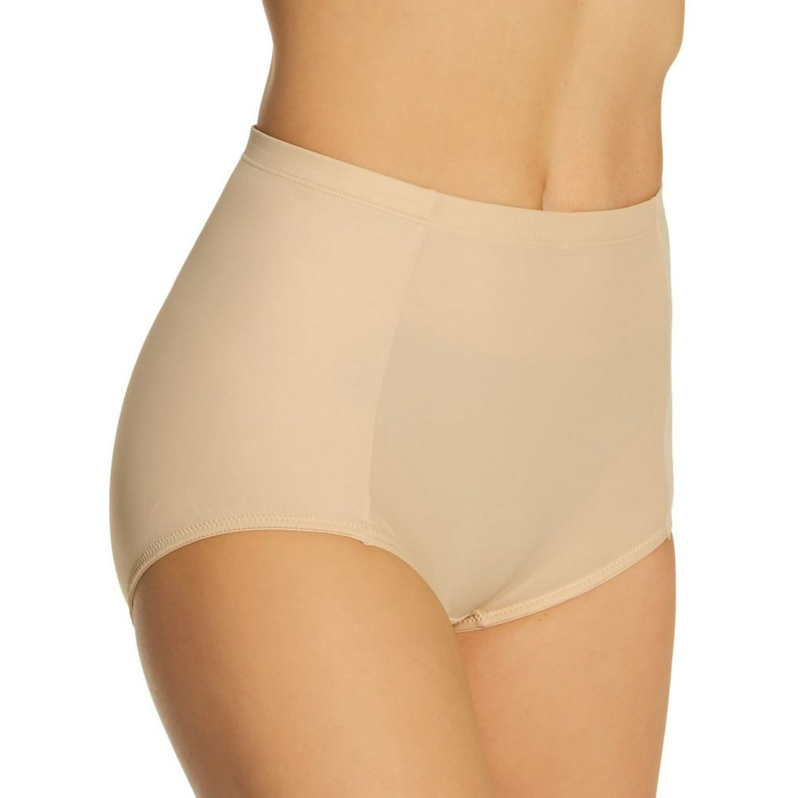 MAIDENFORM WOMEN’S SHAPEWEAR SMOOTH BRIEF – SIZE: WOMEN S – LATTE