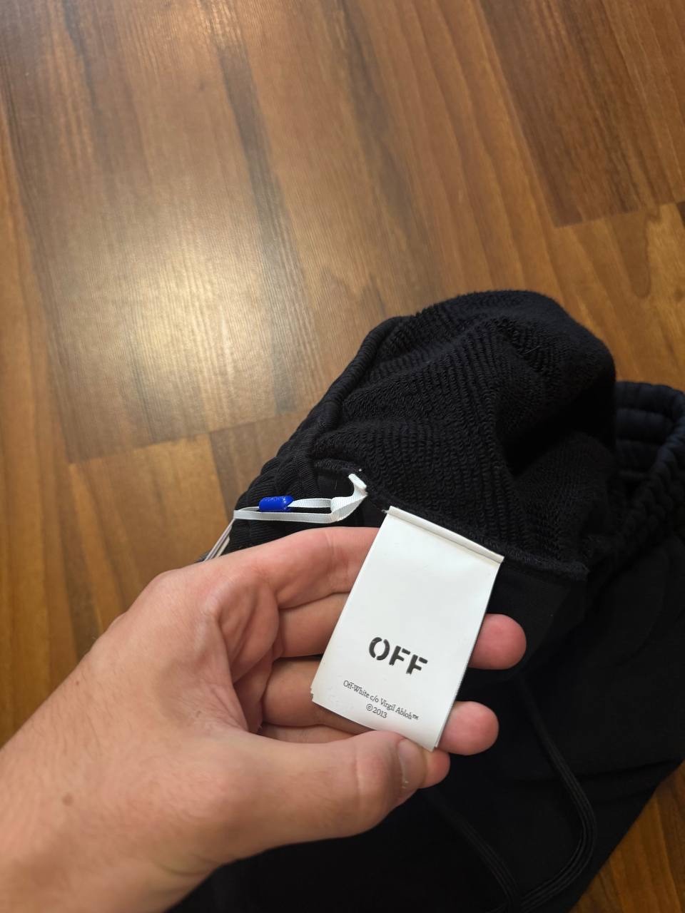 Off White Black Sweatshorts
