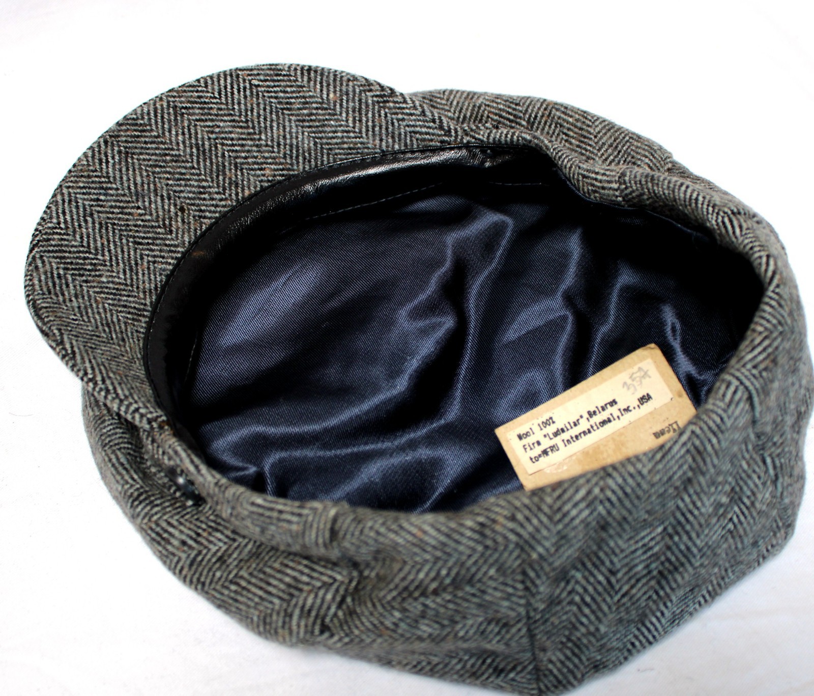 Stylish Vintage Wool Lined with Silk Serge Caps Made in Belarus 4 Variation #6-9