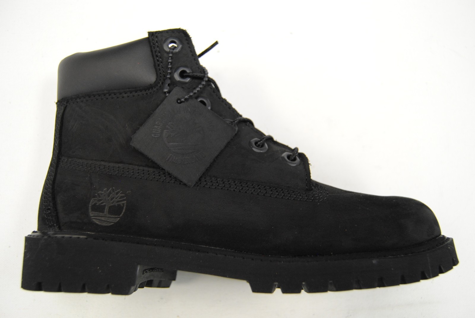 NEW KID’S TIMBERLAND TB012907001 6″ PREMIUM WATERPROOF BOOT BLACK NUBUCK