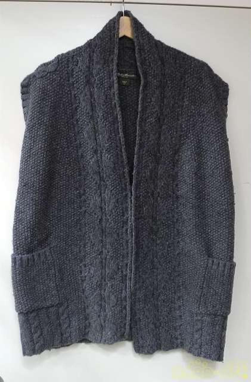EDDIE BAUER Knit Vest Grey Used