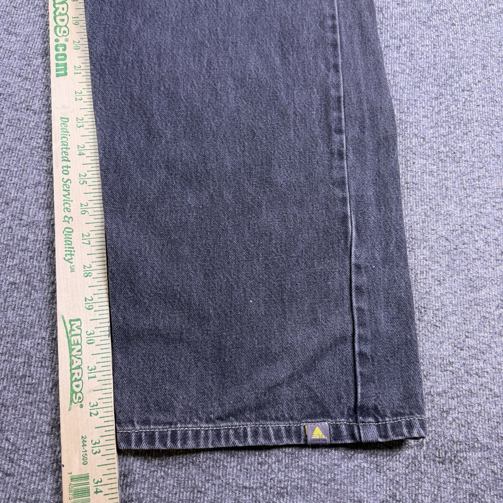Vintage Levis Silvertab Baggy Jeans Mens 32×24 Black Faded Fits 31×33 Y2K