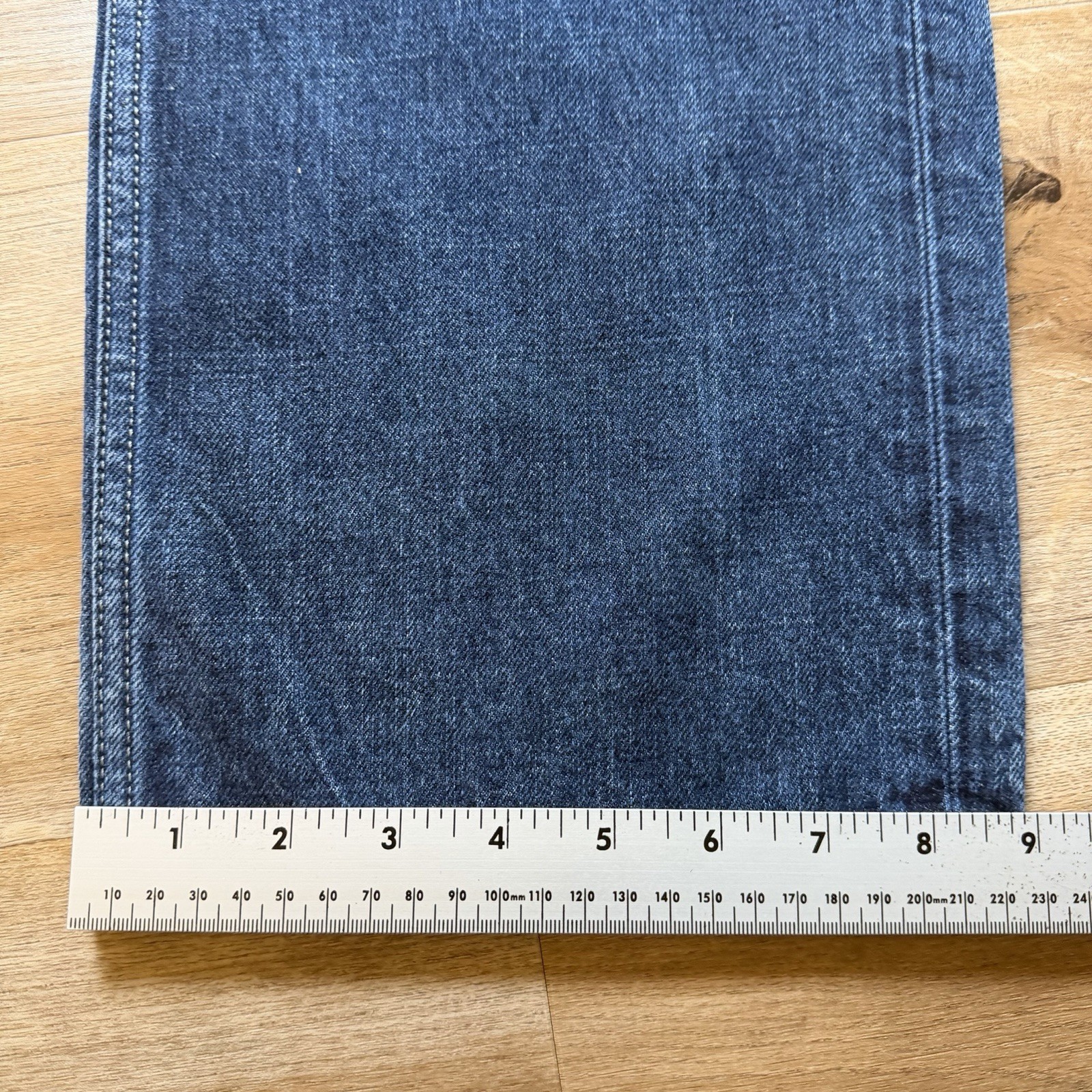 Diesel Larkee Jeans Men 36×30 Blue Straight Leg Made in USA Cotton Thrash 0RZ32