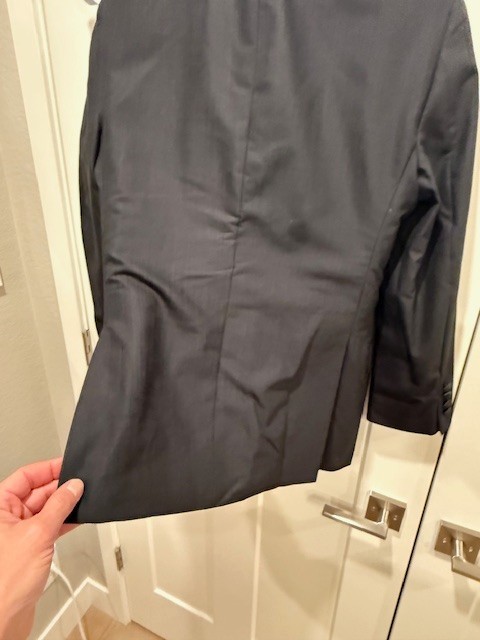 HICKEY STERLING TUXEDO BLACK JACKET 38S