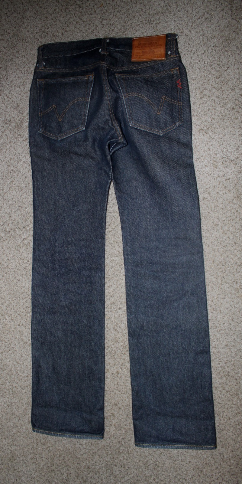 Iron Heart 461 21 Oz Boot Cut Selvedge Denim Jeans 29W L34 Made in Japan