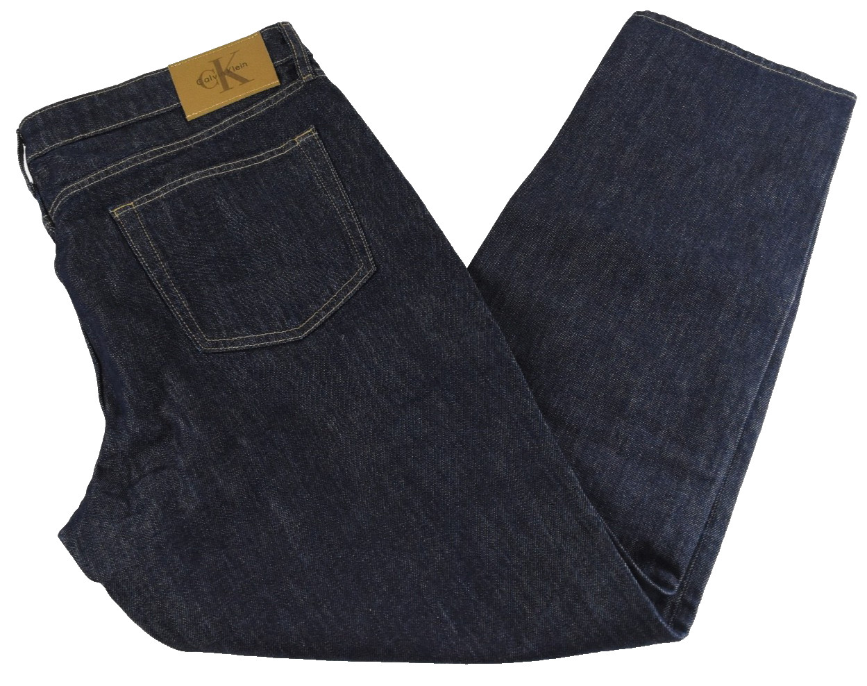 Calvin Klein Mens Denim Jeans New 33 x 30 Blue 5 Pockets Slim Straight Leg