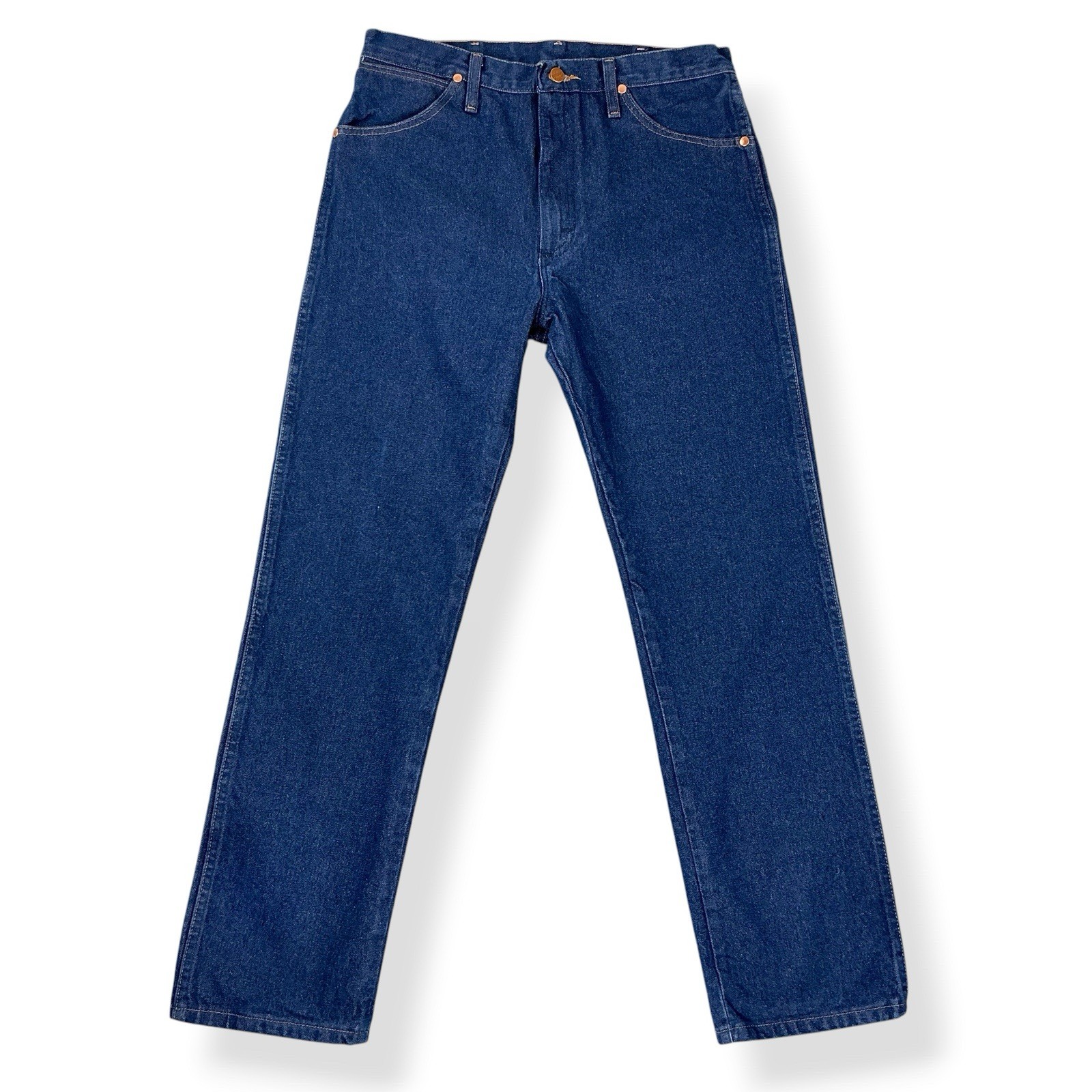 Wrangler Jeans Men 34×32 (ACTUAL 32×30) Blue 13MWZ Cowboy Cut Western