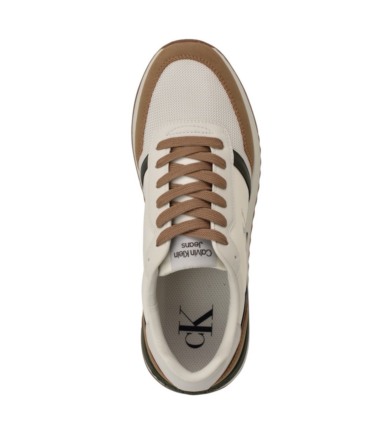 Calvin Klein Picio Men’s Lace-up Boots Medium Natural/White : 10 M