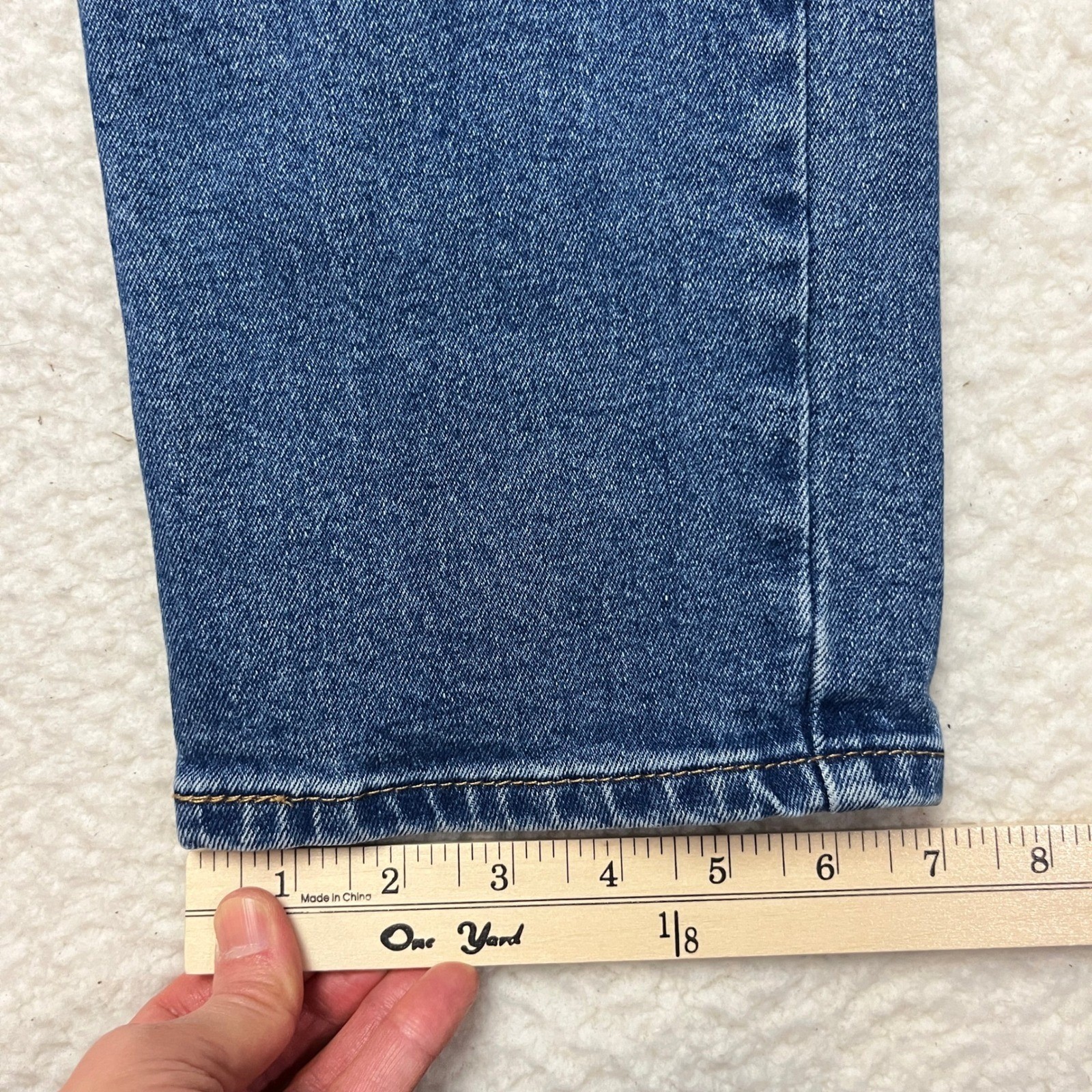Levi Mens 31×30 Blue 514 Straight Fit Jeans All Seasons Tech Denim Stretch