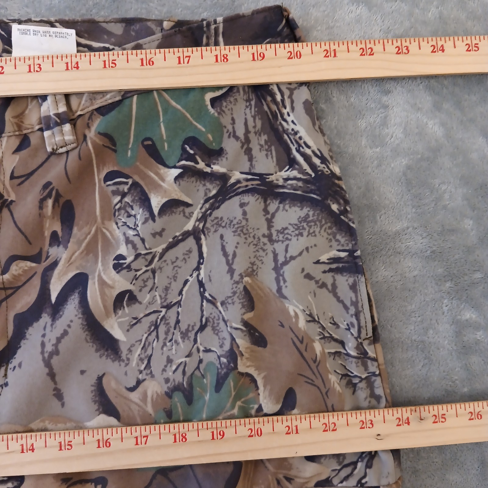 Woolrich Cargo Pants Mens Large Advantage Camouflage Velvet Nylon 40×30