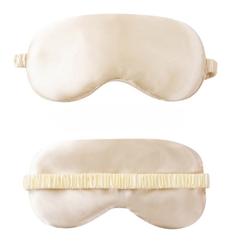 Imitation Silk Sleep Eye Mask Light Blocking Double-sided Silk Ice Silk Eye Mask