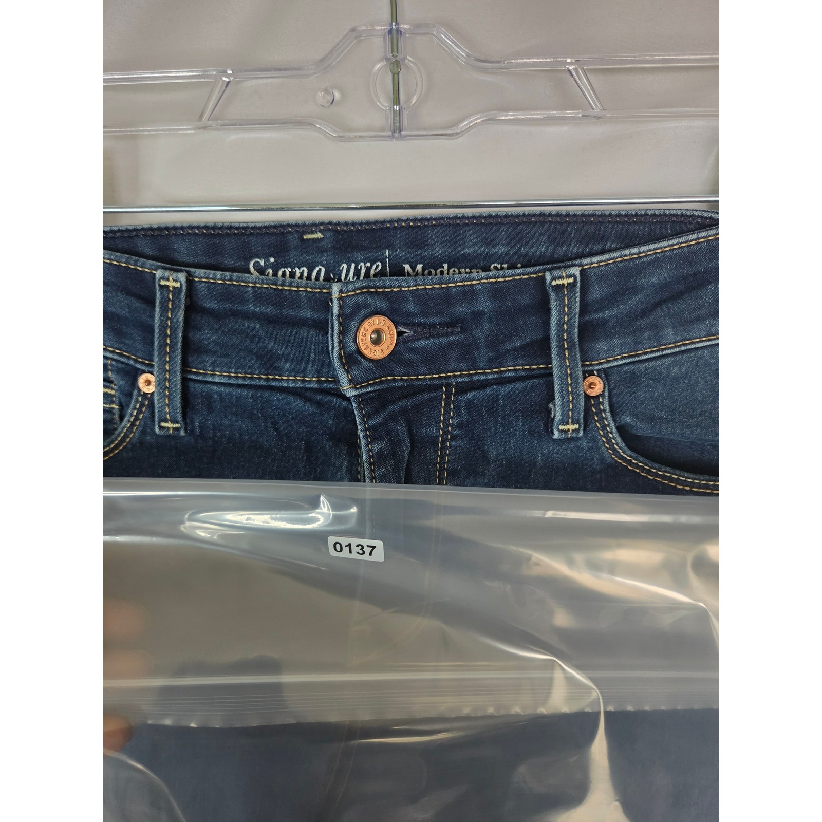 Signature by Levi Strauss Modern Skinny Jeans Dark Wash Denim