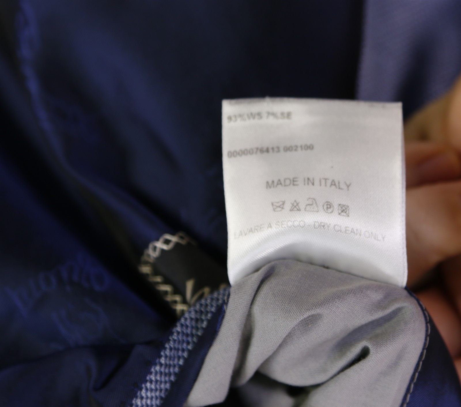 Brioni Blue Knit Woven Cashmere Silk 2-Btn Sportcoat Blazer Recent US 44S
