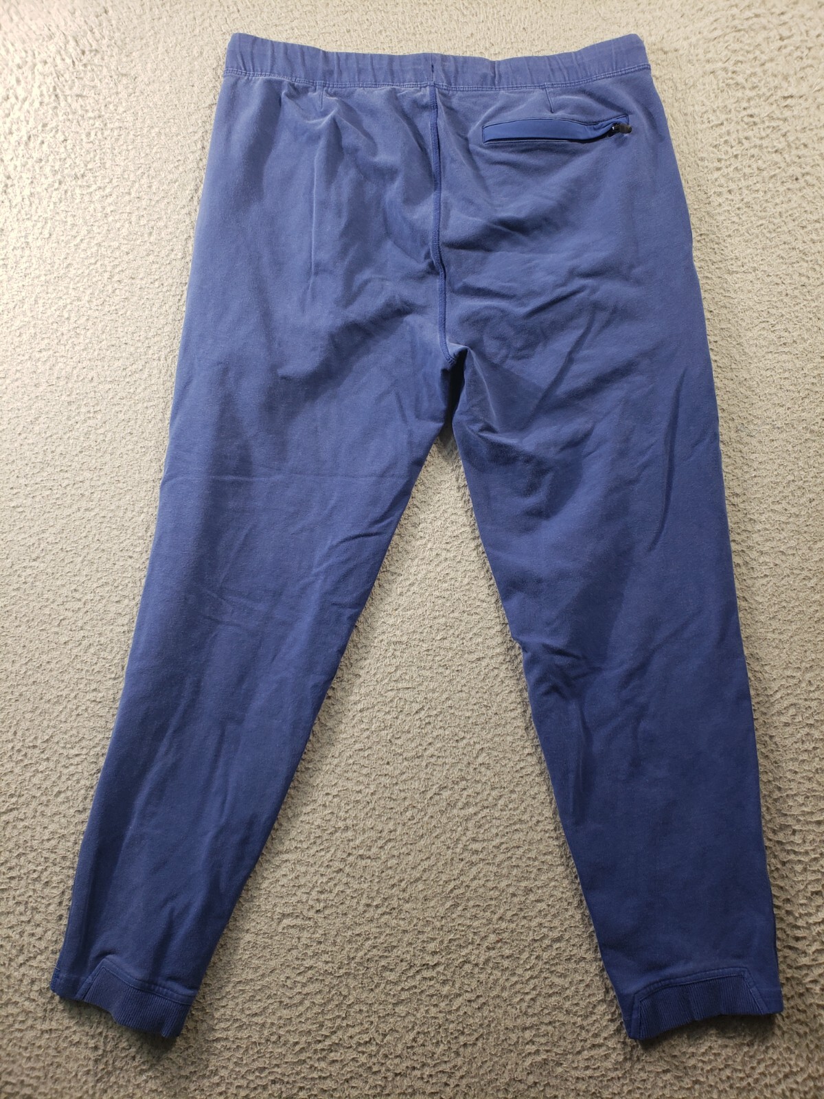 Mack Weldon Jogger Pants Men’s Large Blue Daily Wear Sweatpants Stretch Distress