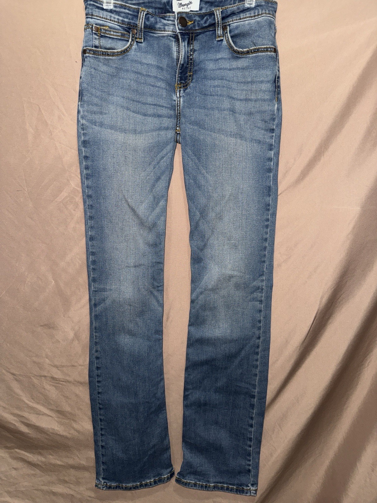 Wrangler Bundle Women’s Bootcut Jeans Blue Medium Wash Denim 28×36