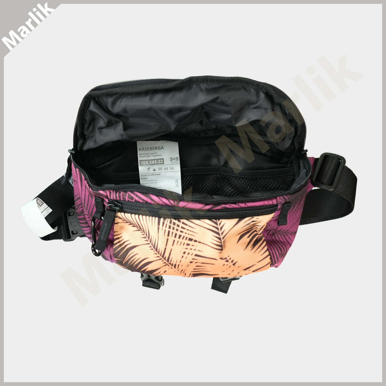 Limited Ed. Ikea KASEBERGA Belt Waist Fanny Pack 1 Gal. Random color variation