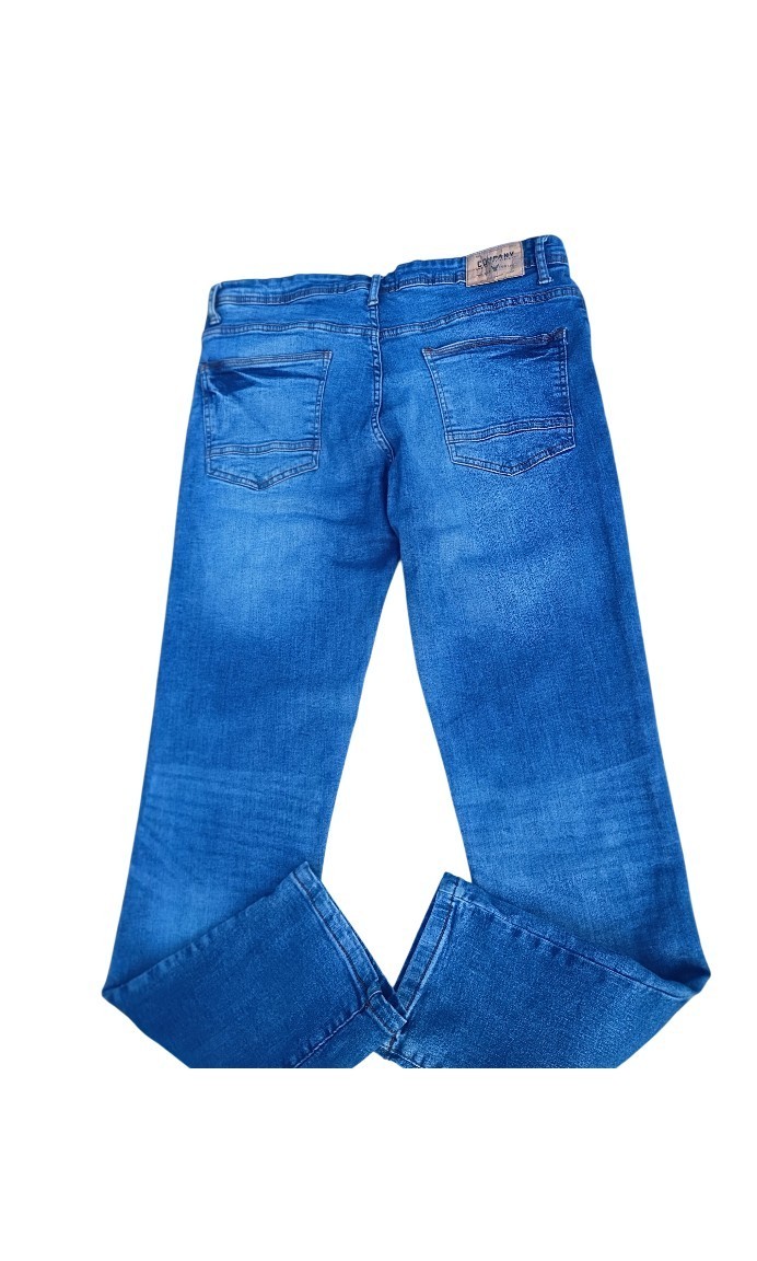 81 Company Mens Relaxed Denim Blue Jeans