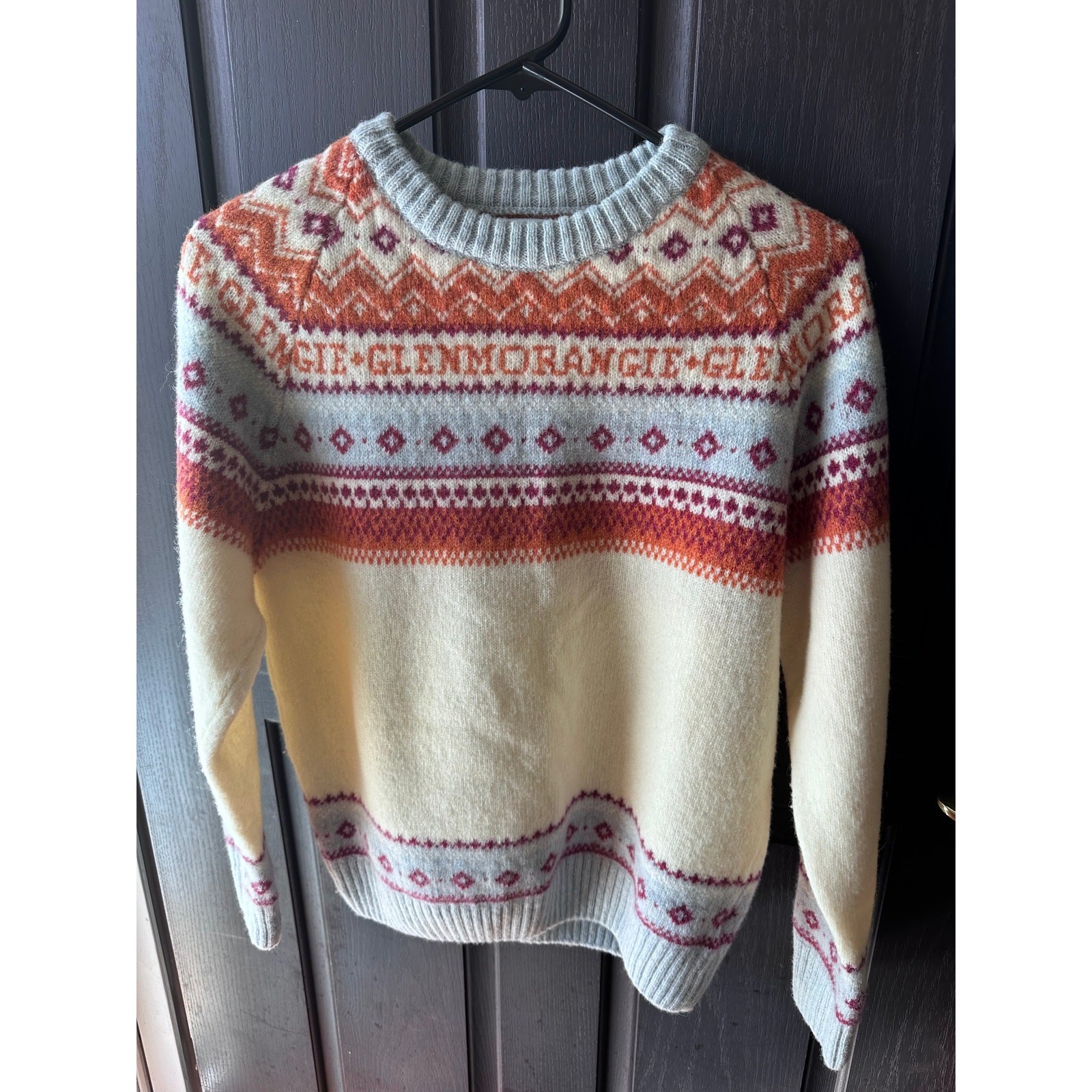 Glenmorangie Tale of Winter Sweater 100% Wool New Unisex Made in Scotland