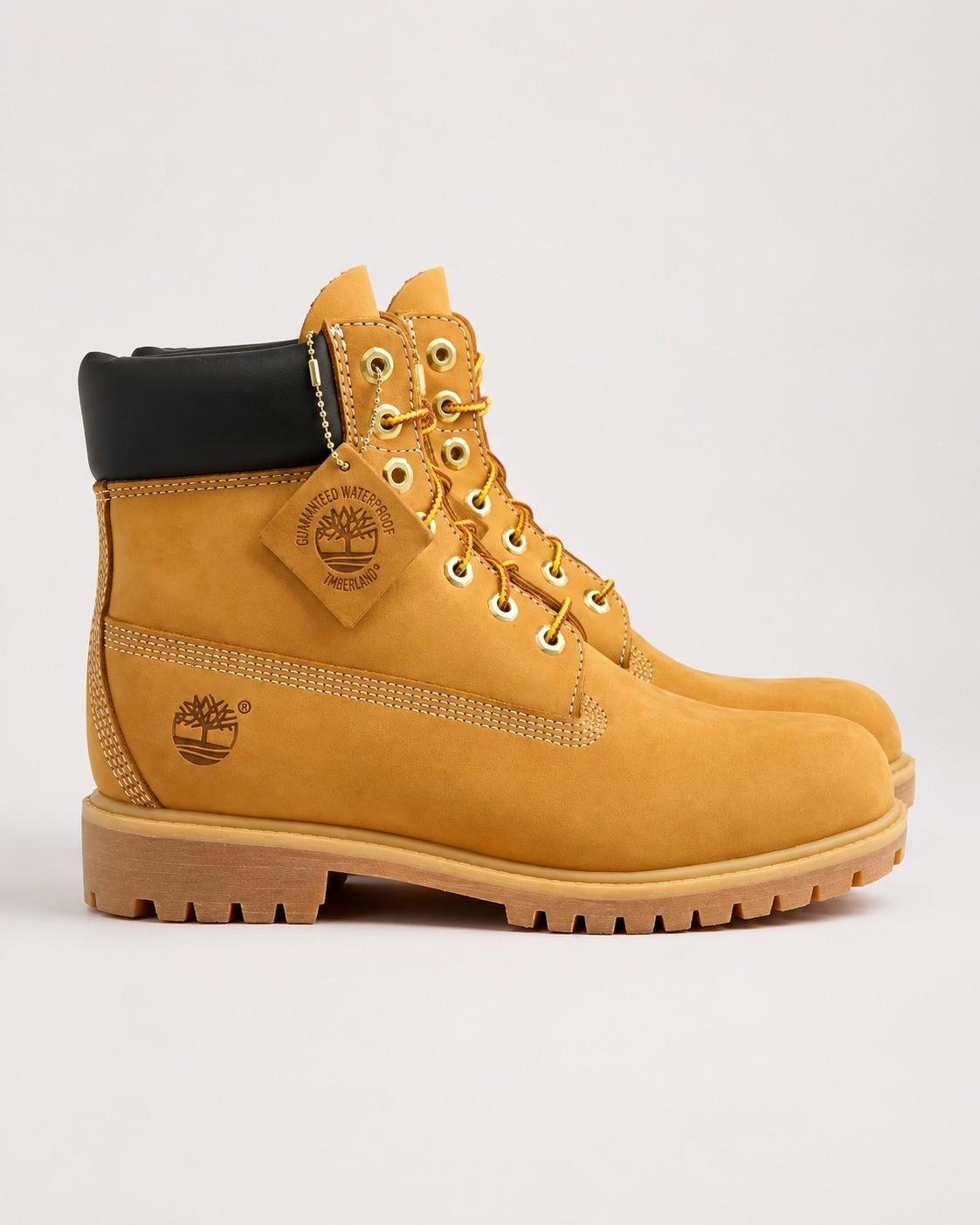 Timberland Men’s 6-Inch Premium Waterproof Boots – Wheat Nubuck