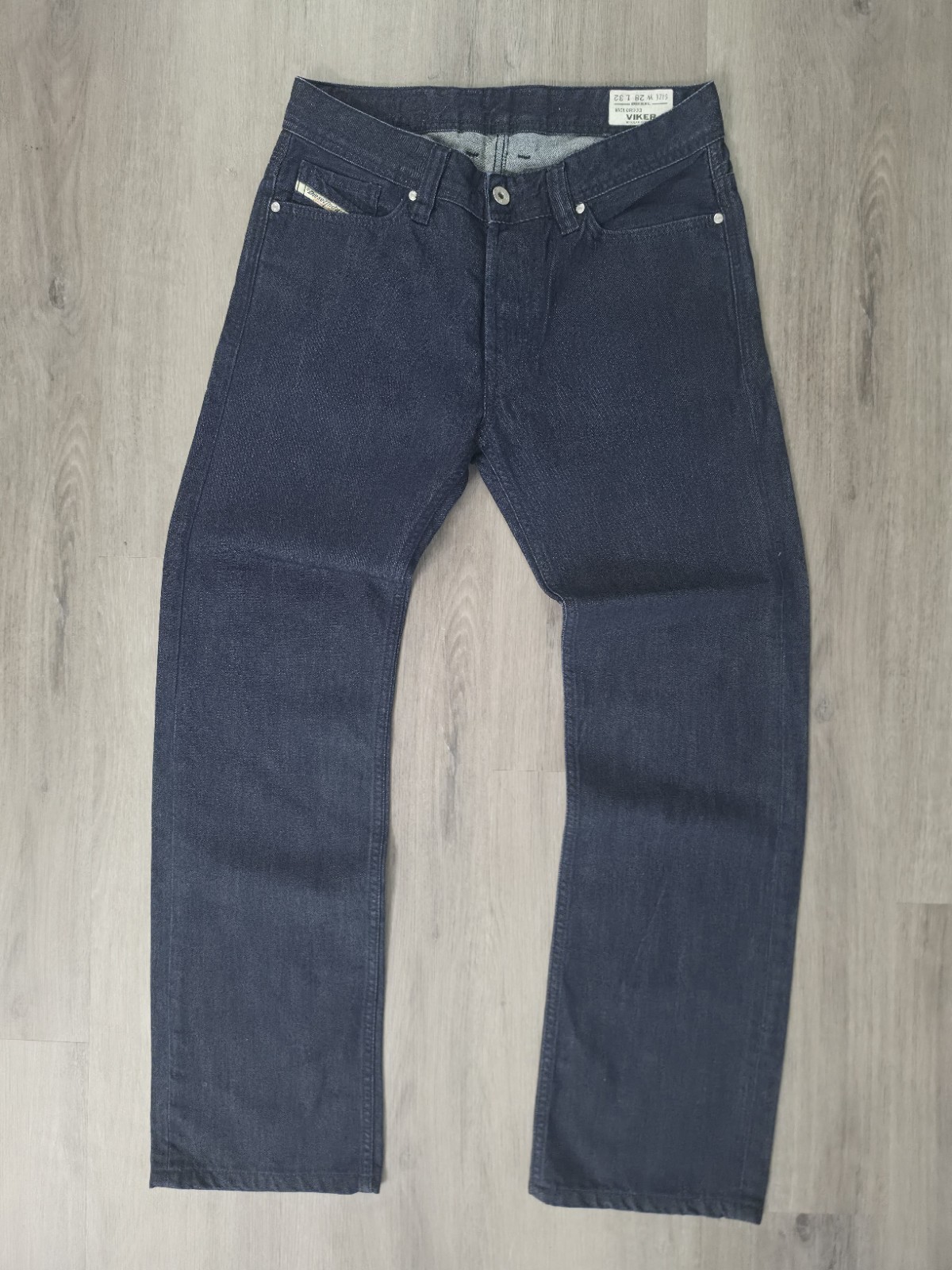 Diesel Viker W28 L32 Men’s Dark Wash Denim Jeans Regular Straight Fit Wash 0933